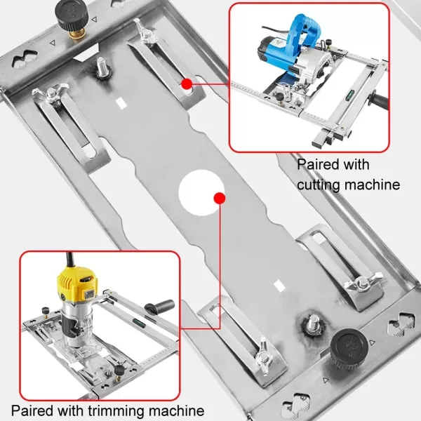 Cutting Machine Edge Guide Positioning Cutting Wood Board Tool Electricity Circular Saw Trimmer Machine Woodworking Router Tool - Image 4