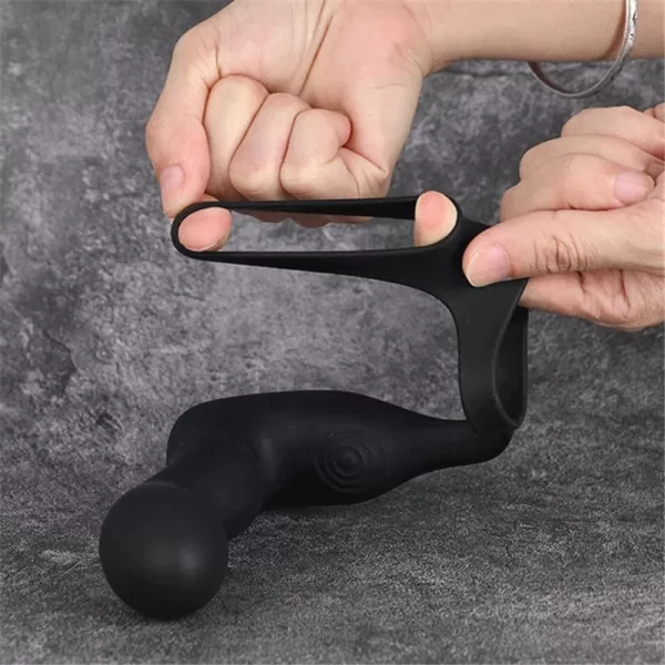 Huge Inflatable Anal Dildo Vibrator Remote Control Prostate Massager With Ring Vibrating Big Anal Expansion Sex Toys For Man Gay - Image 3