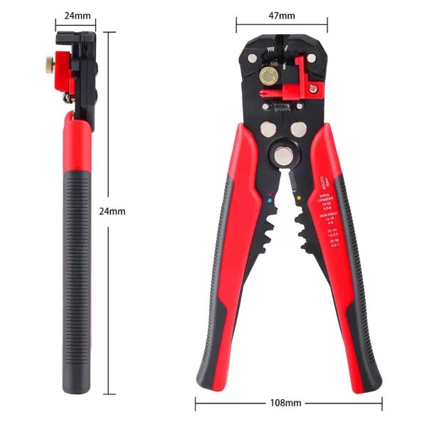 260 pieces of 3-in-1 wire stripper self-adjusting crimping pliers set terminal tools - Image 6