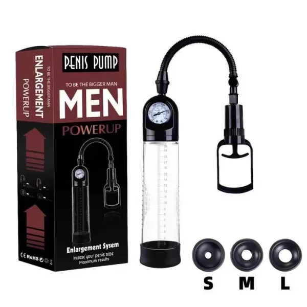 Manual Penis Pump Enlargement Vacuum Dick Extender Men Sex Toy Increase Length Enlarger Male Train Erotic Adult Sexy Product 18+ - Image 4