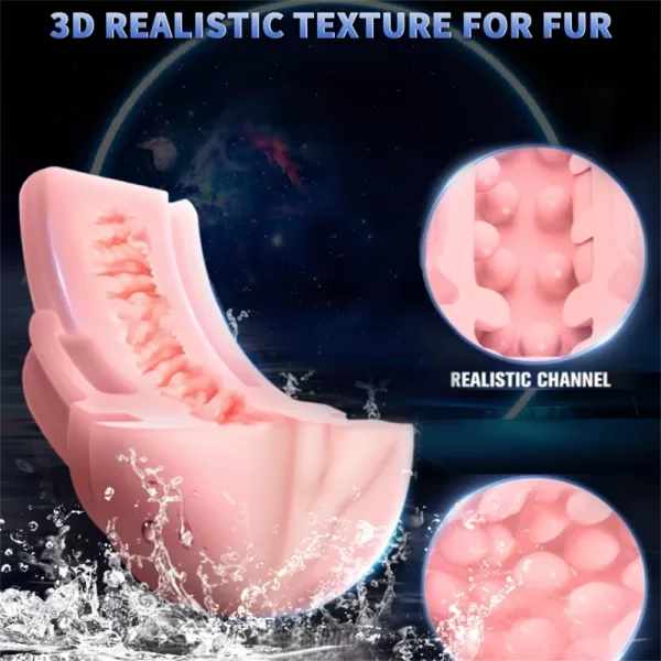 Adult Erotic Toys Male Masturbator Cup Realistic Rubber Vagina Prostate Massage Deep Throat Artificial Vagina Sex Toy for Men - Image 3