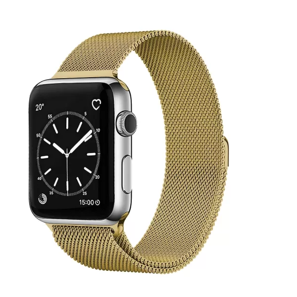 Magnetic Stainless Steel Mesh Band for Apple Watch 42/44mm - Secure Locking Clasp, Durable & Stylish Replacement Strap - Image 3