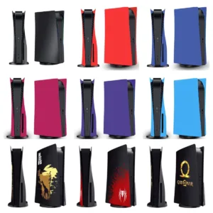 Console Cover Faceplate Compatible with PS5 Disc Edition Replacement Backplate Shell Skin for Playstation 5