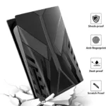 For PS5 Console Hard Plastic Replacement Anti-Scratch Faceplate Shell Cover Plate For PS5 Fat Disc Version Black Color